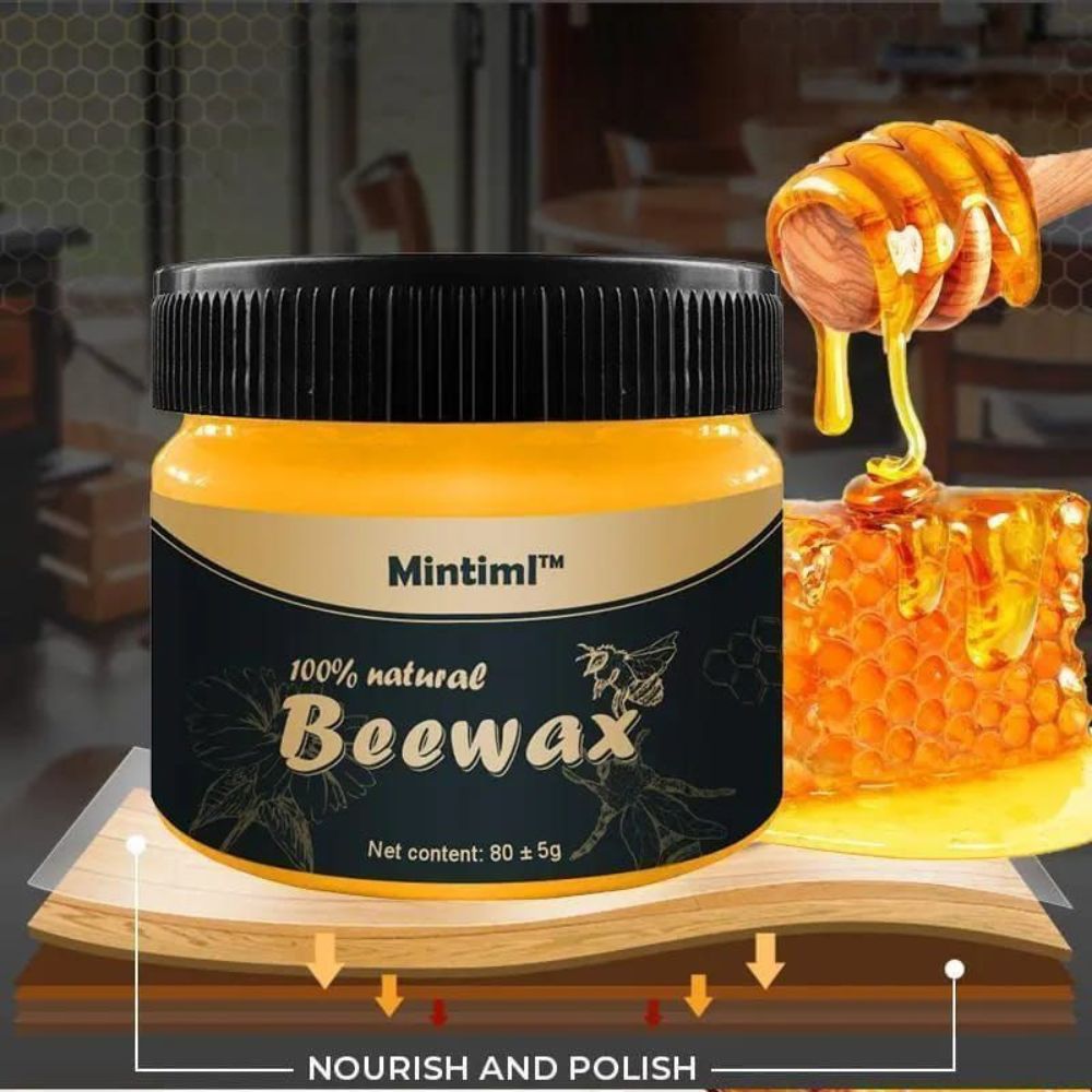 Restore the original beauty and warmth of your wooden furniture with our Wax Wood Seasoning Beewax Polish aximart products (1) Wax Wood Seasoning Beeswax Furniture Polish Eco-Friendly Natural Wood Care A1 Polish for Furniture, Floors, and Cabinets in Pakistan - Image 5