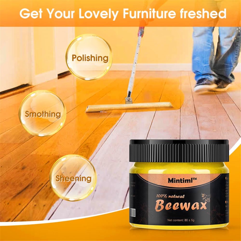 Restore the original beauty and warmth of your wooden furniture with our Wax Wood Seasoning Beewax Polish aximart products (4) Wax Wood Seasoning Beeswax Furniture Polish Eco-Friendly Natural Wood Care A1 Polish for Furniture, Floors, and Cabinets in Pakistan - Image 2