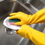 Silicone Dishwashing Gloves Reusable, Super Heat-Resistant & A1 Waterproof for Kitchen Cleaning - Image 5