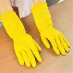 Silicone Dishwashing Gloves Reusable, Super Heat-Resistant & A1 Waterproof for Kitchen Cleaning - Image 10