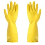 Silicone dishwashing gloves for kitchen use – waterproof, reusable, heat-resistant gloves available in Pakistan