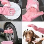 Silicone Dishwashing Gloves Reusable, Super Heat-Resistant Cleaning A1 Gloves for Home & Kitchen - Image 2