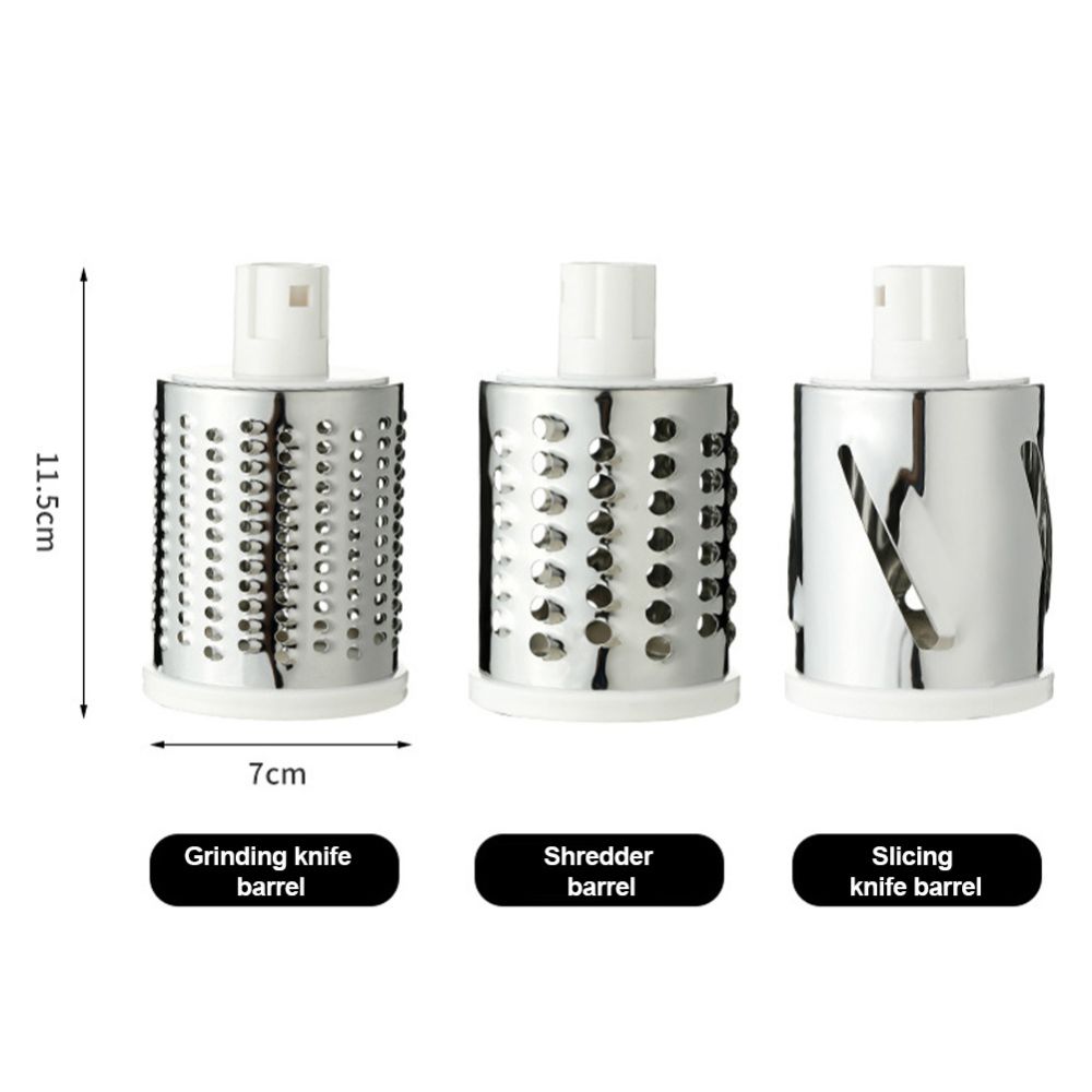 TableTop Drum Grater Aximart products (10) 3-in-1 Drum Grater Manual food and Vegetable Cutter, Super Slicer & Grater Tabletop Kitchen Tool - Image 8
