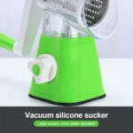 3-in-1 Drum Grater Manual food and Vegetable Cutter, Super Slicer & Grater Tabletop Kitchen Tool - Image 6