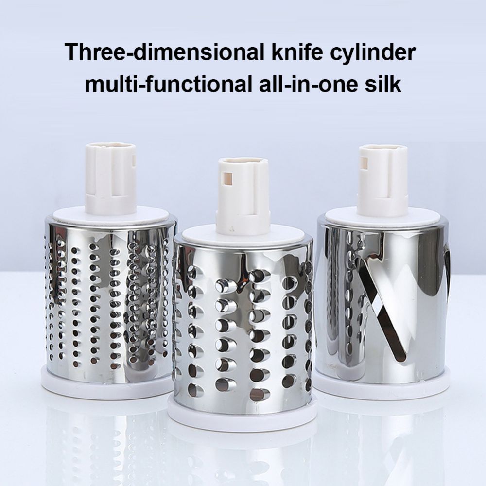 TableTop Drum Grater Aximart products (5) 3-in-1 Drum Grater Manual food and Vegetable Cutter, Super Slicer & Grater Tabletop Kitchen Tool - Image 2