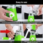 3-in-1 Drum Grater Manual food and Vegetable Cutter, Super Slicer & Grater Tabletop Kitchen Tool - Image 3