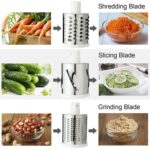 3-in-1 Drum Grater Manual food and Vegetable Cutter, Super Slicer & Grater Tabletop Kitchen Tool - Image 4