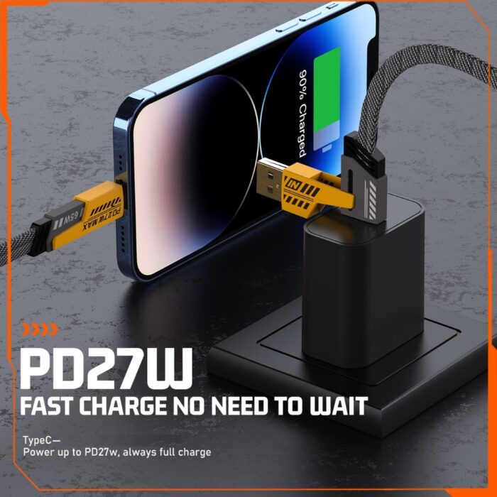 4-in-1 Multi USB Charging Cable – USB-C to USB-C, USB-C to Lightning, USB-A to USB-C, USB-A to Lightning, Fast PD Charger Cord for iPhone, iPad, Samsung, MacBook, Android & More - Image 2