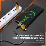 4-in-1 Multi USB Charging Cable – USB-C to USB-C, USB-C to Lightning, USB-A to USB-C, USB-A to Lightning, Fast PD Charger Cord for iPhone, iPad, Samsung, MacBook, Android & More - Image 5