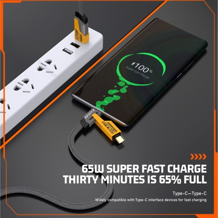 4-in-1 Multi USB Charging Cable – USB-C to USB-C, USB-C to Lightning, USB-A to USB-C, USB-A to Lightning, Fast PD Charger Cord for iPhone, iPad, Samsung, MacBook, Android & More - Image 5