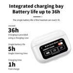 A9 Pro ANC Fifth Generation Wireless Earbuds Bluetooth 5.4, Smart LED Display, Super Active Noise Cancellation, Fast Charging Available in White & Black - Image 3