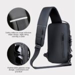 Multifunction Anti-Theft USB Charging Crossbody Shoulder Bag 🛅🔐 Stylish, Secure & Perfect for Everyday Use & Travel in Pakistan - Image 9