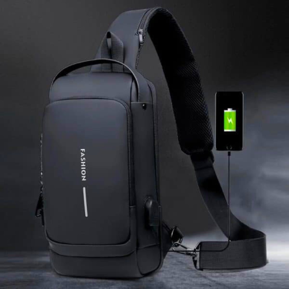 Anti-Theft USB Charging Crossbody Shoulder Bag aximart products images (17) Multifunction Anti-Theft USB Charging Crossbody Shoulder Bag 🛅🔐 Stylish, Secure & Perfect for Everyday Use & Travel in Pakistan - Image 10