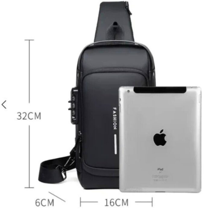Multifunction Anti-Theft USB Charging Crossbody Shoulder Bag 🛅🔐 Stylish, Secure & Perfect for Everyday Use & Travel in Pakistan - Image 6