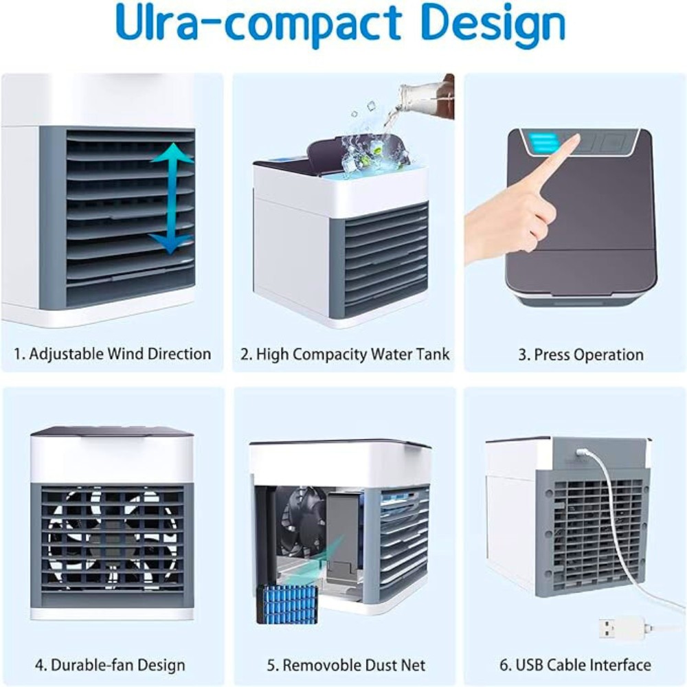 Arctic Air Ultra cooler aximart products images (5) 🌬️ Arctic Air Ultra – 3-in-1 Mini USB Portable Air Cooler 💨 | Personal AC for Home, Office, Travel | Best Mini Air Cooler Price in Pakistan 🇵🇰 - Image 3