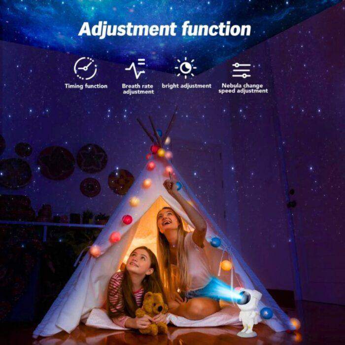 100% Original Astronaut Galaxy Star Projector Night Light with Remote & Timer | Galaxy Nebula Lamp for Kids & Adults | Best Galaxy Projector in Pakistan - Image 5