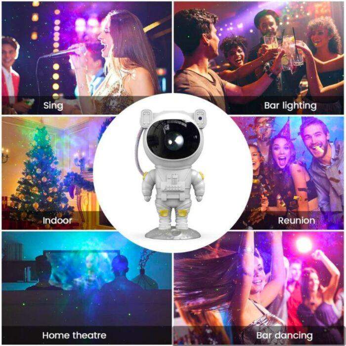 100% Original Astronaut Galaxy Star Projector Night Light with Remote & Timer | Galaxy Nebula Lamp for Kids & Adults | Best Galaxy Projector in Pakistan - Image 3