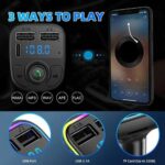 C1 Car MP3 Player with Bluetooth Connectivity, Wireless FM Transmitter, USB and SD Card Super Support, Hands-Free Call Receiver, Type-C Charging, Radio Frequency Matching, Premium Car Accessory Modulator - Image 3
