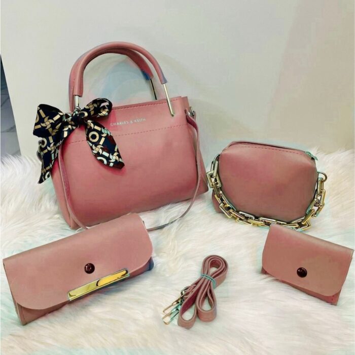Charles and Kieth Exclusive Collection, Cloud Bag Clutch and Mini Wallet Set for Women, Elegant Fashionable Designer Style Handbags - Image 6
