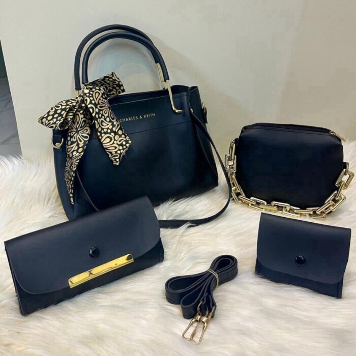 Charles and Kieth Exclusive Collection, Cloud Bag Clutch and Mini Wallet Set for Women, Elegant Fashionable Designer Style Handbags - Image 2