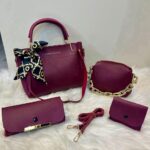Charles and Kieth Exclusive Collection, Cloud Bag Clutch and Mini Wallet Set for Women, Elegant Fashionable Designer Style Handbags - Image 3