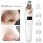 Electric Blackhead Suction Remover USB Rechargeable Face Pore Cleaner with LED Display, 5 Probes, & Deep Vacuum Extraction - Image 2