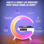 G63 Bluetooth Speaker Wireless Charging RGB Light Alarm Clock AUX, TF, FM & Bluetooth 5.2 - Image 2