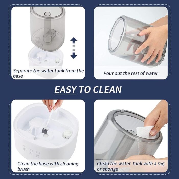 Original LH-192 Room Humidifier 🌬️ – 4L Hot & Cold Mist, Night Light, Auto Shut-Off, Best Humidifier in Pakistan - Image 2