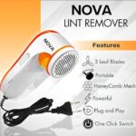 Nova Electric Lint Remover NLR-208 for Clothes π Powerful Rechargeable Fabric Shaver Pakistan π΅π° | Best Lint Remover in Pakistan π§₯ - Image 3