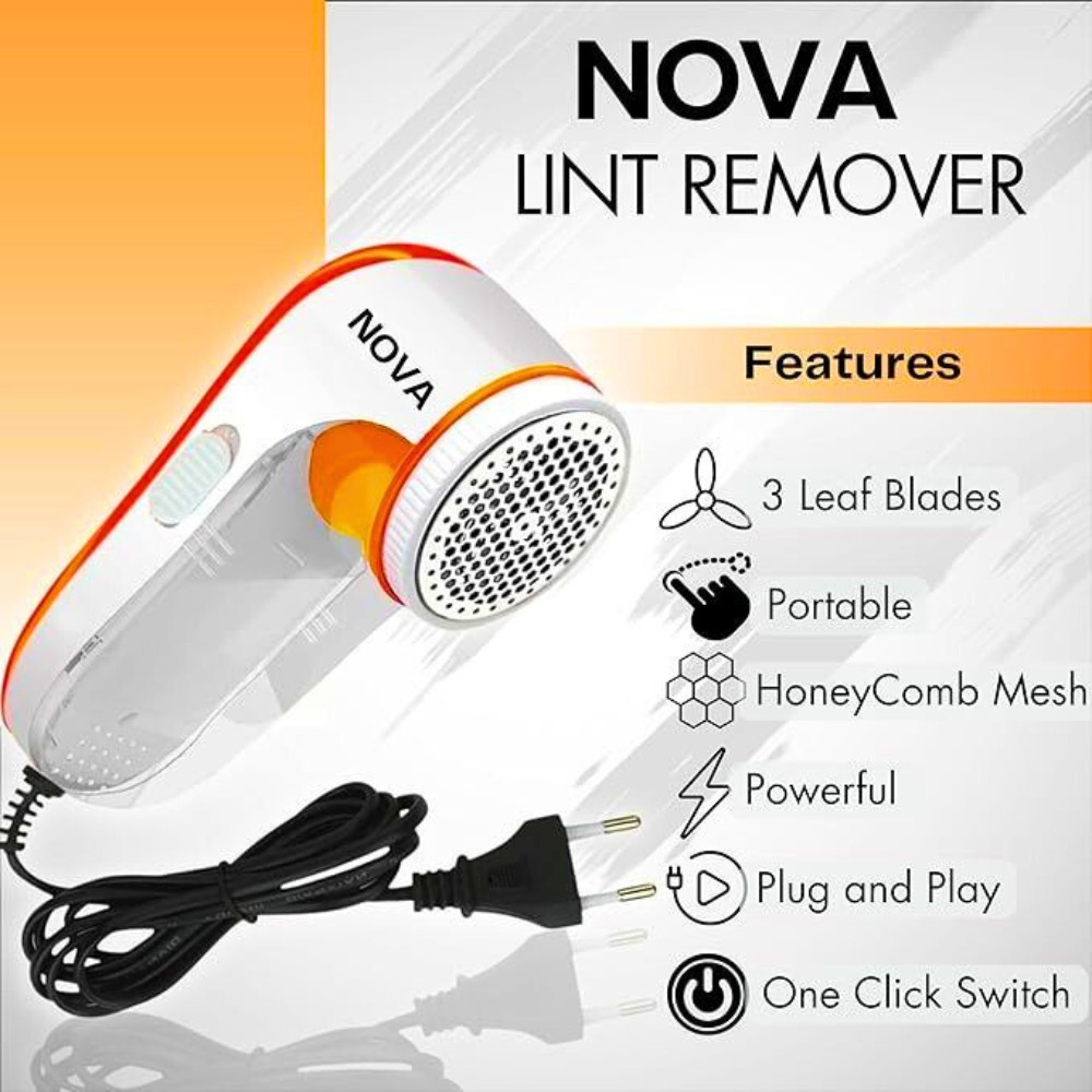 Lint Remover Nova Electric NLR-208 aximart products images (2) Nova Electric Lint Remover NLR-208 for Clothes π Powerful Rechargeable Fabric Shaver Pakistan π΅π° | Best Lint Remover in Pakistan π§₯ - Image 3