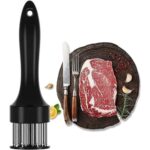 Stainless Steel Sharp Needles Meat Tenderizer Tool β Heavy-Duty Manual Tenderizer for Beef, Chicken, Mutton & More | Durable ABS Handle | Eco-Friendly & Easy to Use - Image 3