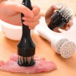 Stainless Steel Sharp Needles Meat Tenderizer Tool β Heavy-Duty Manual Tenderizer for Beef, Chicken, Mutton & More | Durable ABS Handle | Eco-Friendly & Easy to Use