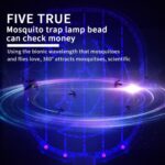 Mosquito Racket Electric Fly Swatter, Powerful USB Rechargeable Insect Killer with LED Light, Safe 3-Layer Mesh | Indoor & Outdoor Bug Zapper - Image 5