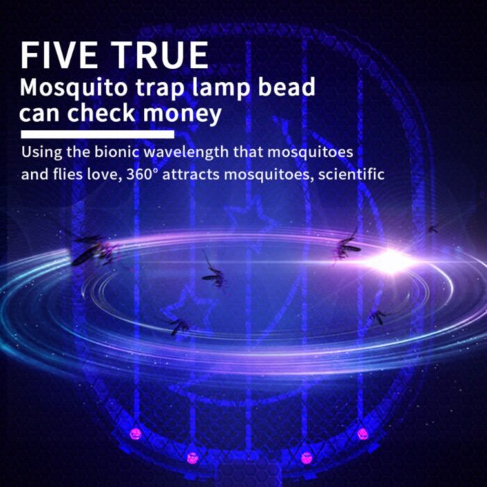 Mosquito Racket Electric Fly Swatter, Powerful USB Rechargeable Insect Killer with LED Light, Safe 3-Layer Mesh | Indoor & Outdoor Bug Zapper - Image 5