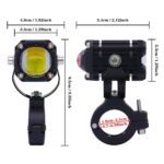 High Quality headlight Water Proof IP67 Universal Motorcycle LED Auxiliary Lights, Super Bright High Beam and Low Beam, Fog Light - Image 2