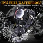 High Quality headlight Water Proof IP67 Universal Motorcycle LED Auxiliary Lights, Super Bright High Beam and Low Beam, Fog Light - Image 3