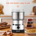 Nima Multi Purpose Electric Coffee Grinder 300W Stainless Steel Automatic Grinder for Beans, Spices, Nuts, and Grains with Transparent Lid and High-Speed Motor - Image 5