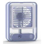Portable Air Cooler Fan with Mist Spray 🌬️, LED & USB Rechargeable – Best Mini Air Cooler Price in Pakistan❄️ - Image 4