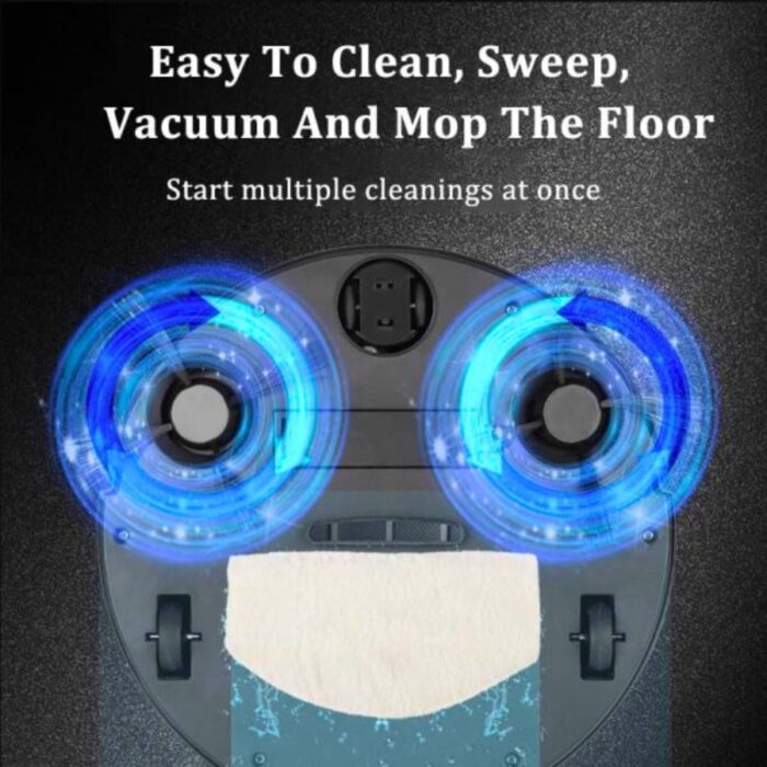 Automatic Household Mini Cleaner, USB Charging Smart Vacuum Cleaner, Portable Wireless Sweeping Robot, 3-in-1 Mopping and Suction, Quiet Operation, Strong Suction Power for Home and Office - Image 2