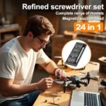 24 in 1 Precision Magnetic Screwdriver Set, Mini Super Tool Kit for almost everything - Image 6