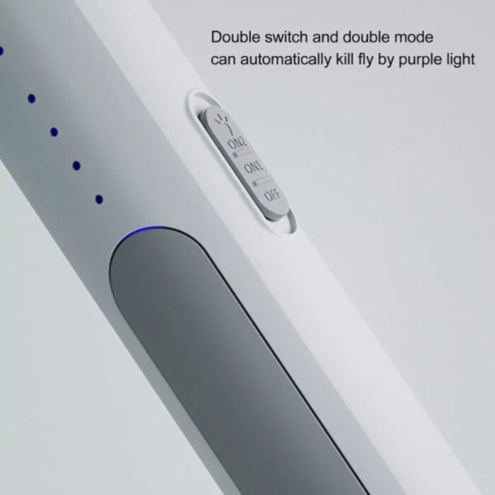 Rechargeable Electric Mosquito Killer Racket 2-in-1 with LED Flashlight, Super USB Charging, 2000mAh Battery - Image 5