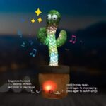 Rechargeable Dancing Cactus Toy with Hat, #1 Singing, Super Talking, Light-Up Plush for Toddlers & Kids - Image 4