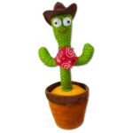 Rechargeable Dancing Cactus Toy with Hat, #1 Singing, Super Talking, Light-Up Plush for Toddlers & Kids - Image 6