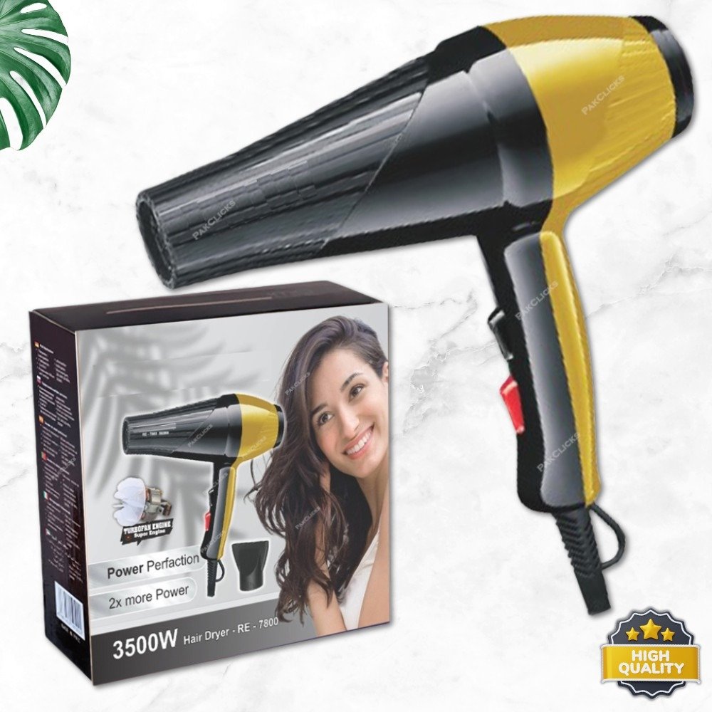 Remington Professional Salon Hair Dryer aximart products images (2) Remington professional salon hair dryer with ceramic ionic technology, dual nozzle, and eco-friendly settings in Pakistan.