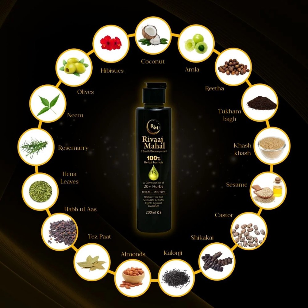 Rivaaj hair oil, organic hair food aximart products images (4) πΏ Rivaaj Hair Oil β Best Organic Hair Food Oil π§in Pakistan for Hair Growth, Hair Fall, Dandruff & Regrowth | Herbal Ayurvedic Solution for Men & Women πββοΈπββοΈ - Image 2