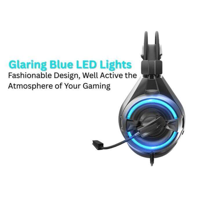 🎧 SENICC A6 USB Gaming Headset – Best Gaming Headphones with Mic for PUBG, PC & Mobile 🎮 | Noise Cancelling, LED Lights, Plug & Play 🔥 - Image 6