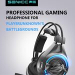 🎧 SENICC A6 USB Gaming Headset – Best Gaming Headphones with Mic for PUBG, PC & Mobile 🎮 | Noise Cancelling, LED Lights, Plug & Play 🔥 - Image 5
