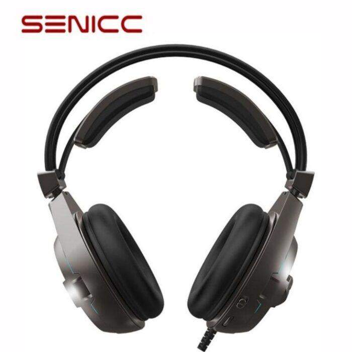 🎧 SENICC A6 USB Gaming Headset – Best Gaming Headphones with Mic for PUBG, PC & Mobile 🎮 | Noise Cancelling, LED Lights, Plug & Play 🔥 - Image 8