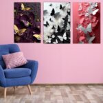 Set of 3 Super Flower Islamic Art Wooden Frames in pakistan - Image 3