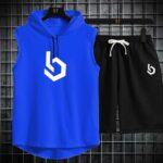 Summer Gym Hooded Short Track Suit, Breathable A1 Jersey Fabric, Super Stylish Sportswear for Men - Image 4